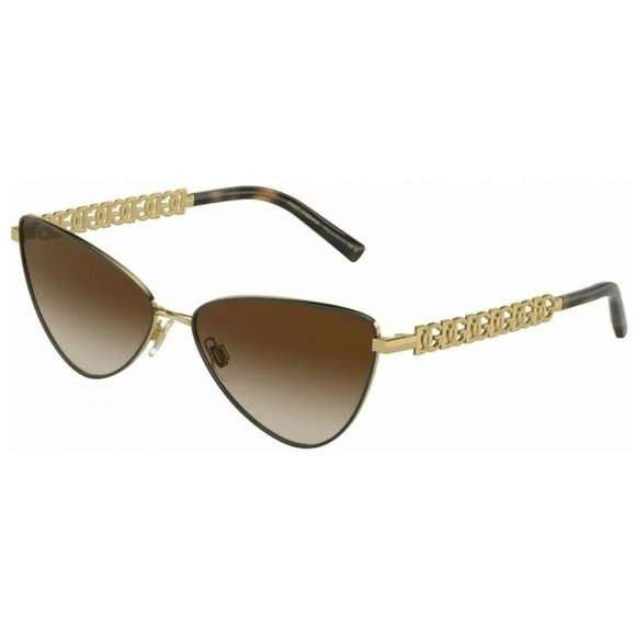 Dolce & Gabbana Accessories - NEW D&G DG2290 1311/8G GOLD BROW WOMEN SUNGLASSES  DOLCE&GABBANA DG2290 1311/8G